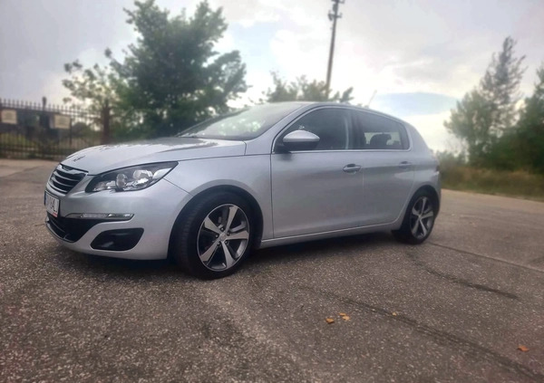 Peugeot 308 cena 27000 przebieg: 162000, rok produkcji 2014 z Gniezno małe 92